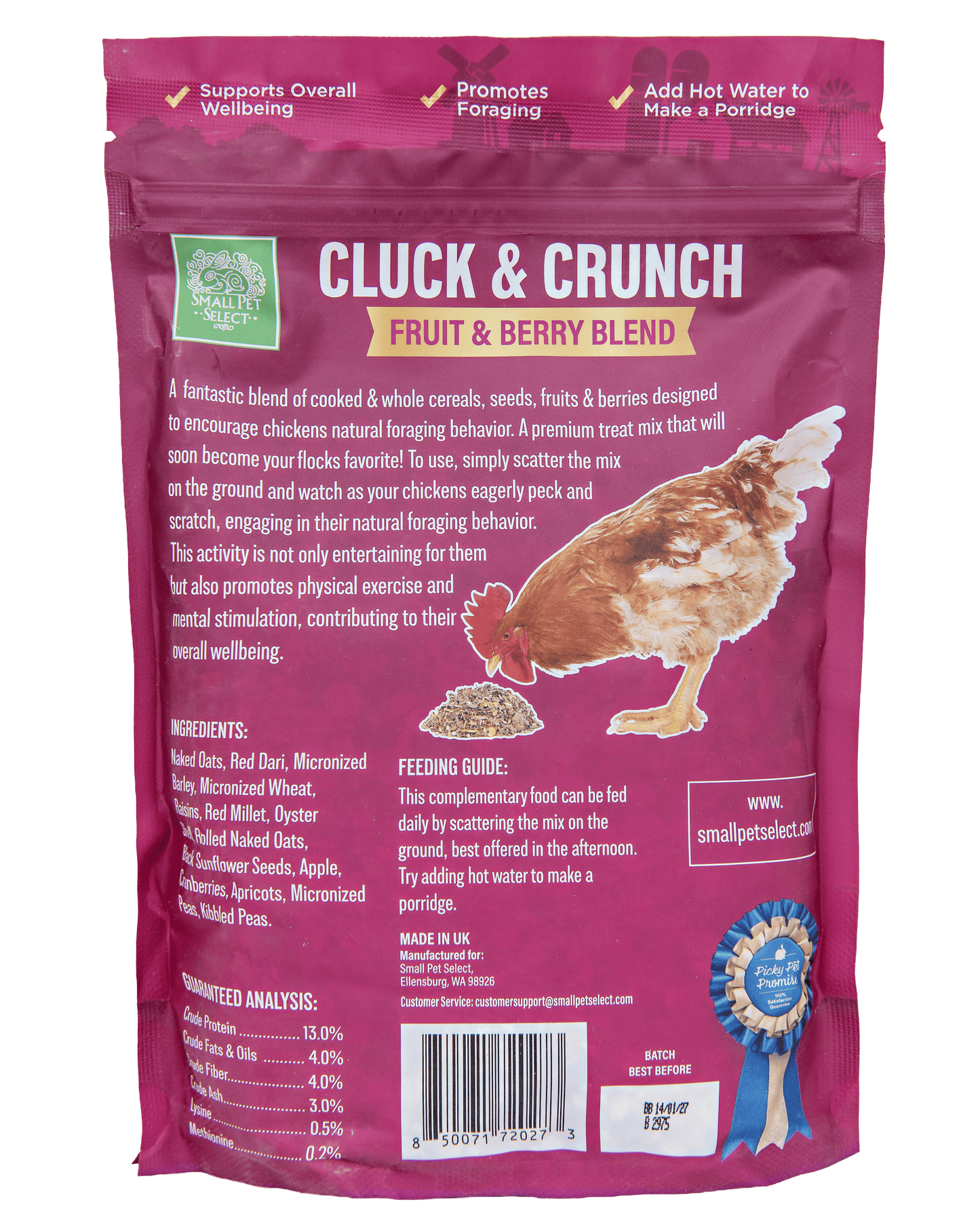 Cluck and Crunch - Fruit & Berry Blend