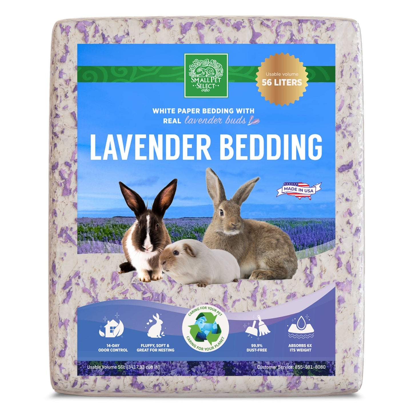 Lavender White Paper Bedding