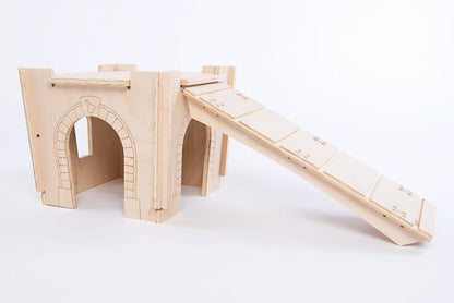 Tiny Paws Habitat Hideout Castle - Medium