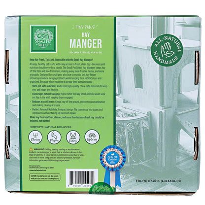Tiny Paws Small Hay Manger For Habitats