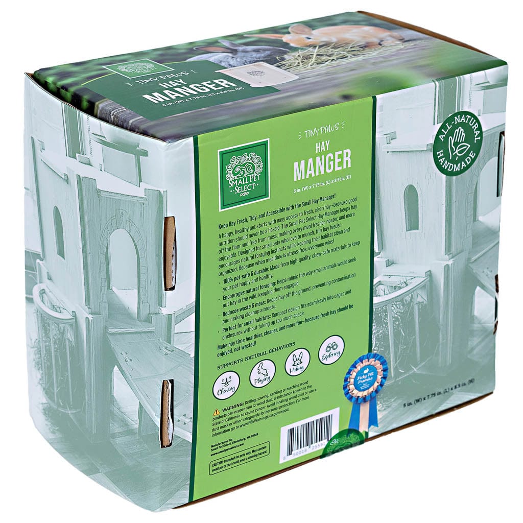 Tiny Paws Small Hay Manger For Habitats