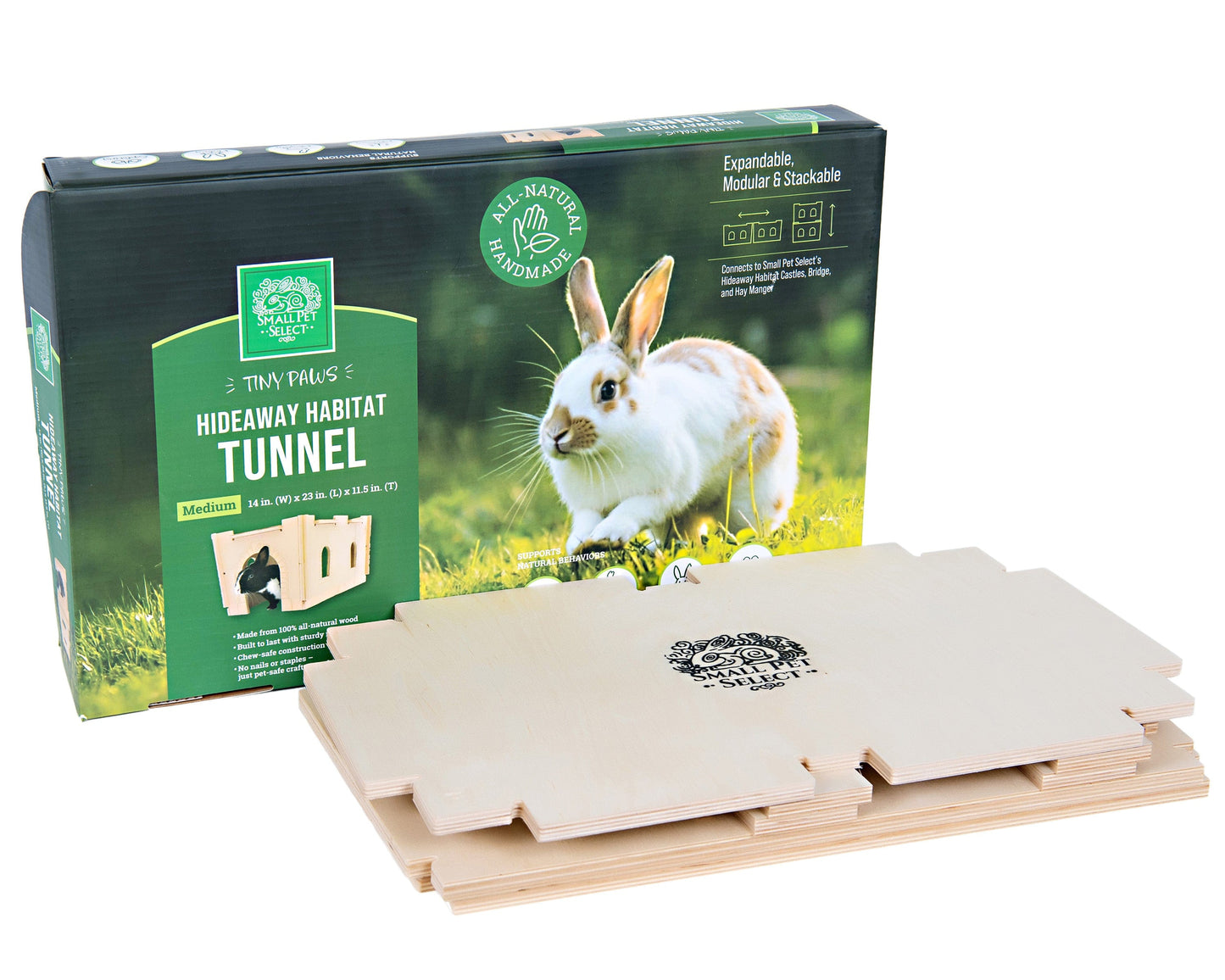 Tiny Paws- Hideaway Habitat Tunnel - Medium